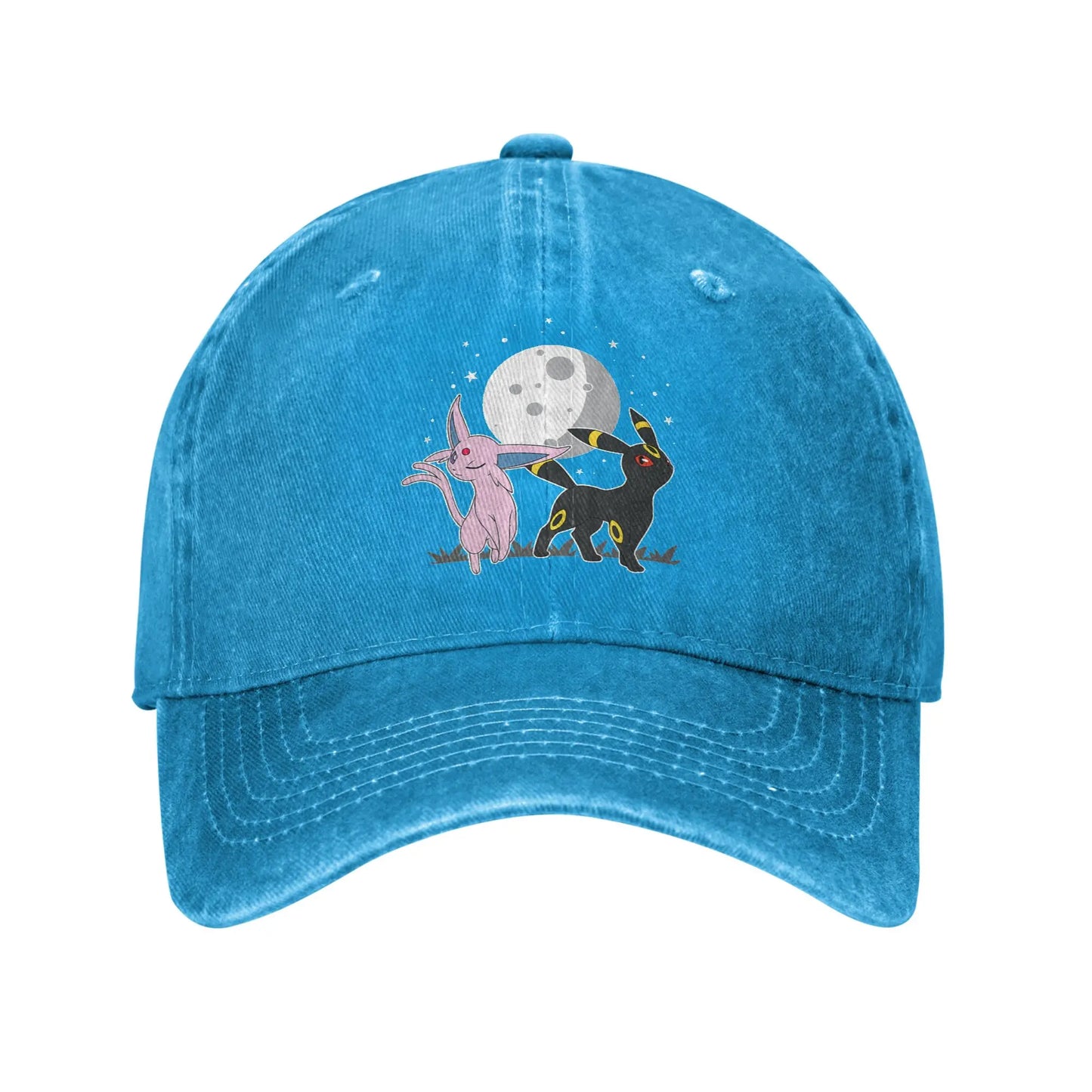 Pokemon Celestial Espeon And Umbreon Summer Baseball Hat