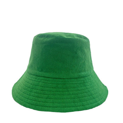 Simple Terry Cloth Towel Bucket Hat
