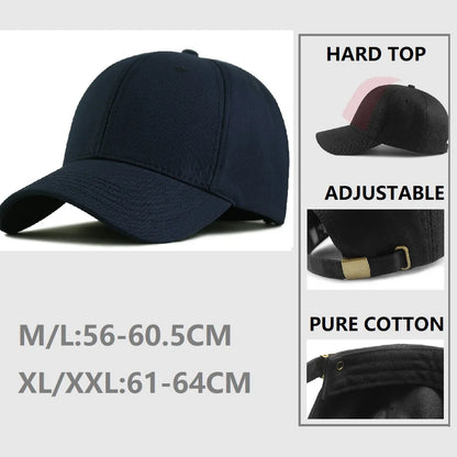 Big Head Plus Size Summer Mesh Baseball Cap