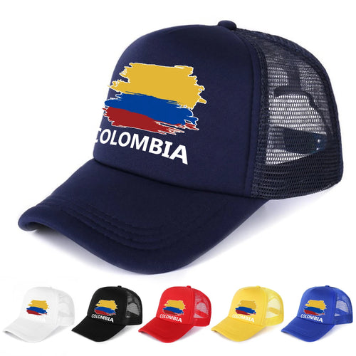 Colombia Flag Patriotic Printed Baseball Cap