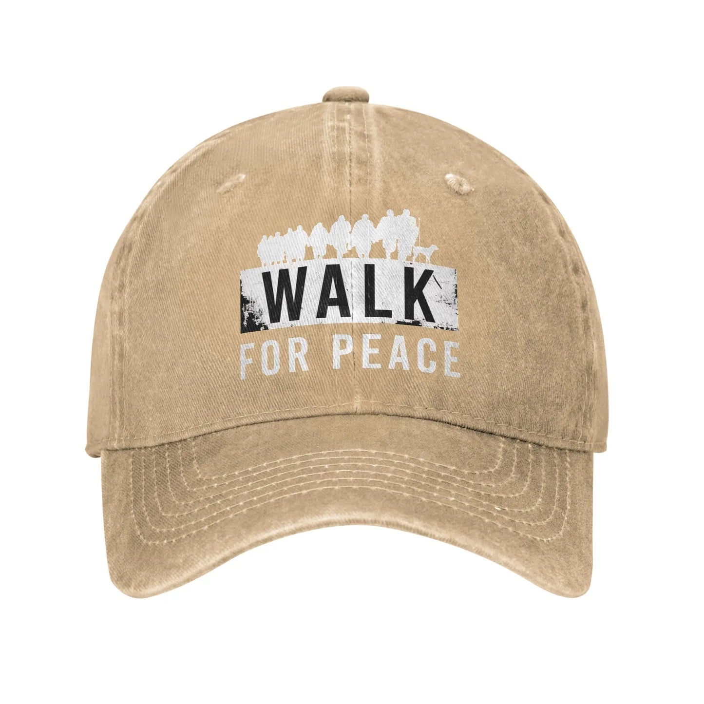 Walk For Peace Calm Steps Sun Baseball Cap