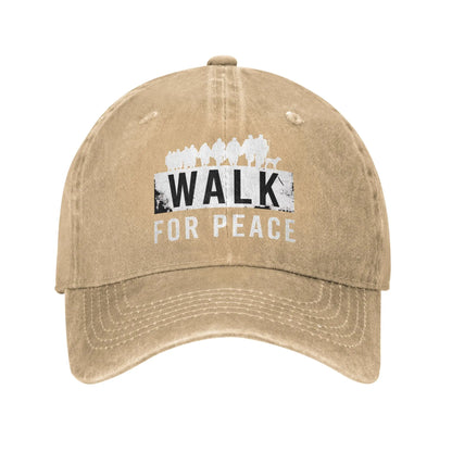 Walk For Peace Calm Steps Sun Baseball Cap