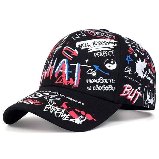 Colorful Graffiti Hip-hop Baseball Cap