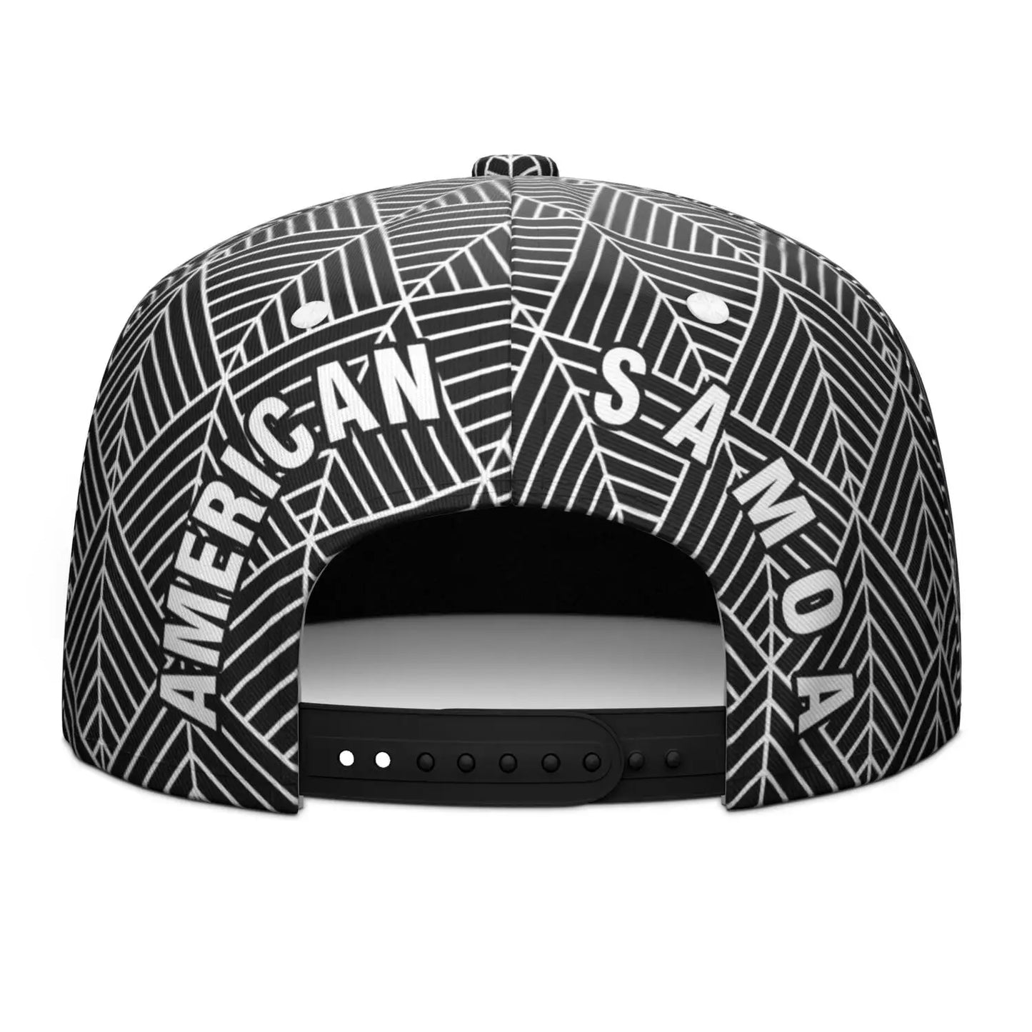 American Samoa Free Custom Made Name Number Asm Flat Brimmed Cap Snapback Cap