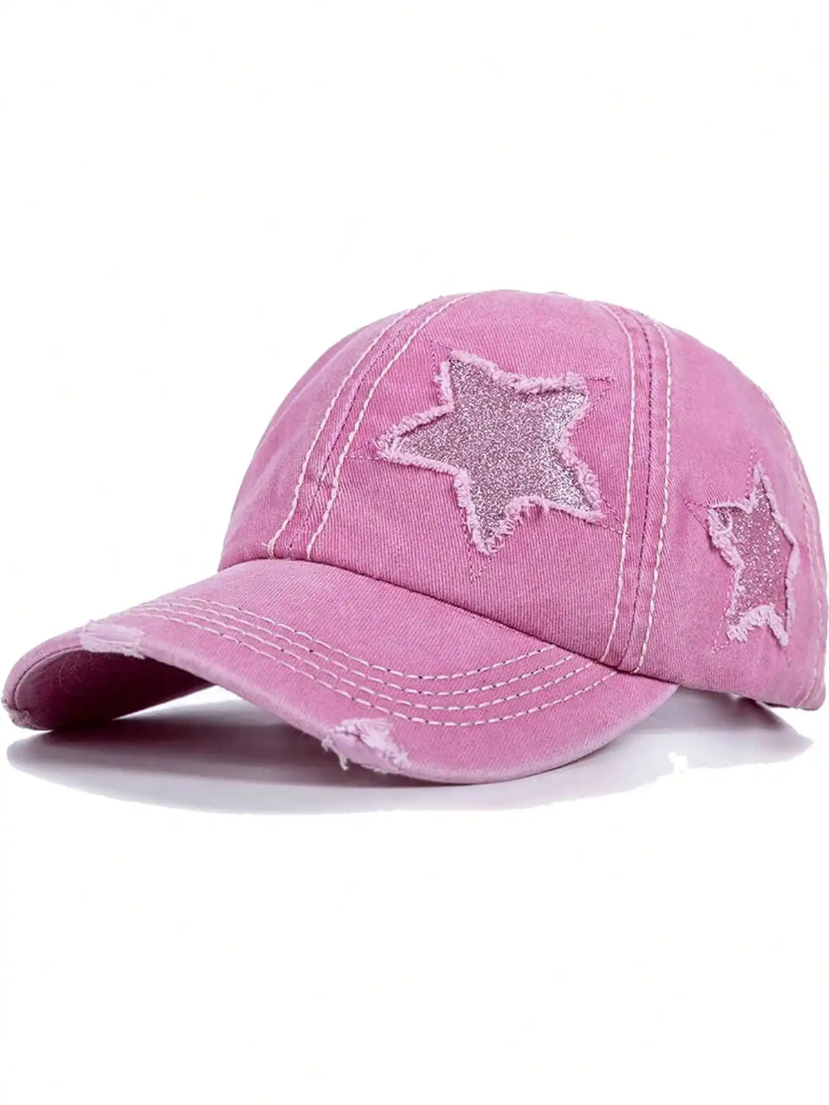 Piece Wash Worn-Out Ponytail Baseball Cap