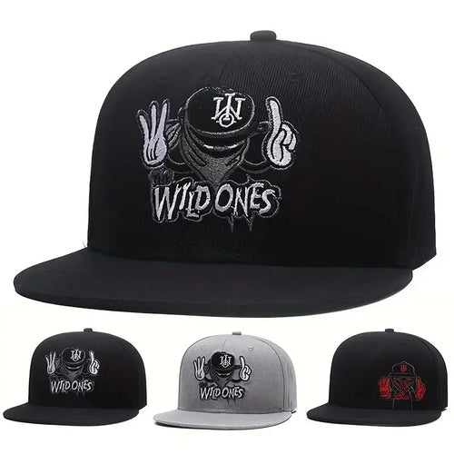 2025 Unisex Ninja Letter Embroidery Hip-hop Hats Baseball Caps Snapback Caps