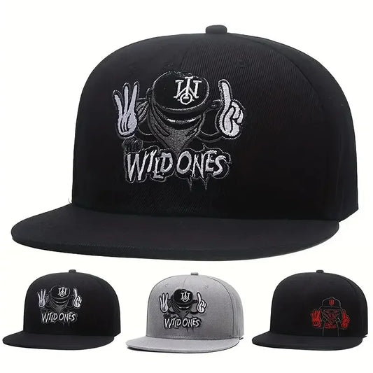 2025 Unisex Ninja Letter Embroidery Hip-hop Hats Baseball Caps Snapback Caps