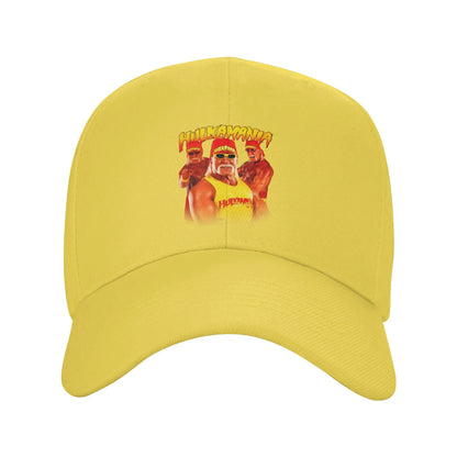 Hulkamania Hulk Hogan Wrestling Hat Adult Sport Baseball Caps