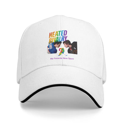 Heated Rivalry Funny Loon Quote Baseball Cap Hip Hop Stupid Canadian Wolf Bird