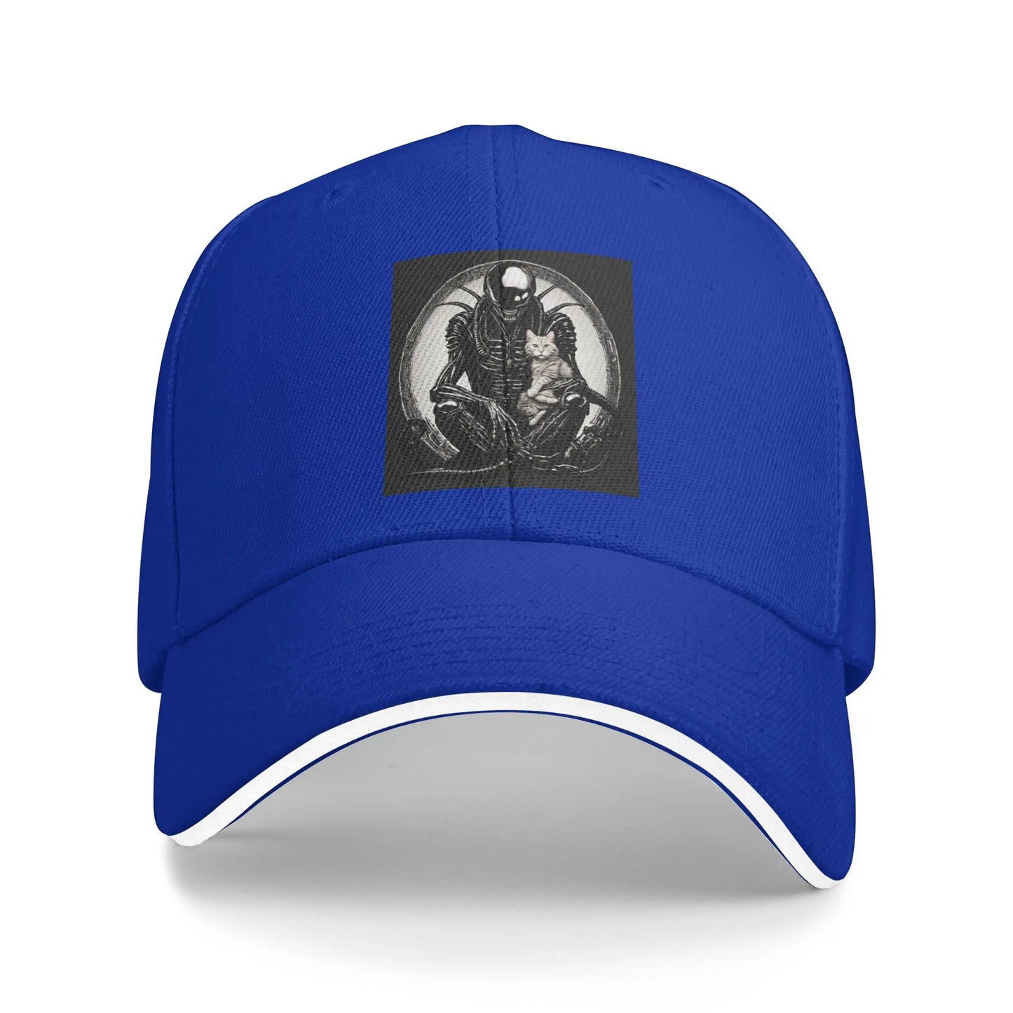 Xenomorph And A Cat Cap Fashion Baseball Caps