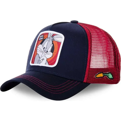 2New High Quality Brand Anime Cartoon Snapback Cotton Baseball Cap Men Women