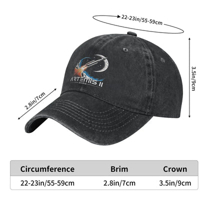 Artemis II Back to the Moon 2026 Sun Baseball Cap