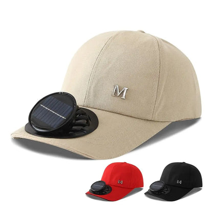 Fashion With Solar Powered Fan Baseball Cap