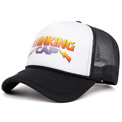 Thinking Cap Sponge Embroidered Baseball Cap Women Men