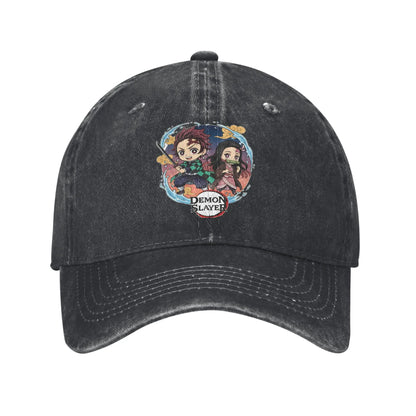 Demon Slayer  Multicolor Hat Peaked Baseball Hat