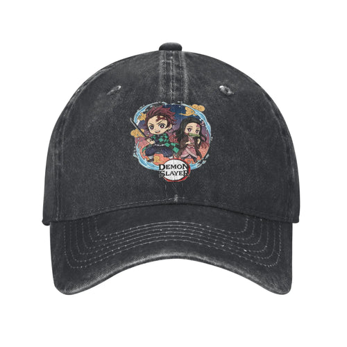 Demon Slayer  Multicolor Hat Peaked Baseball Hat