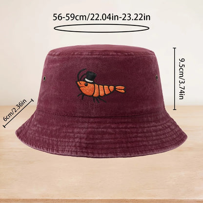 Bucket Hat Featuring A Gentlemanly Top Hat