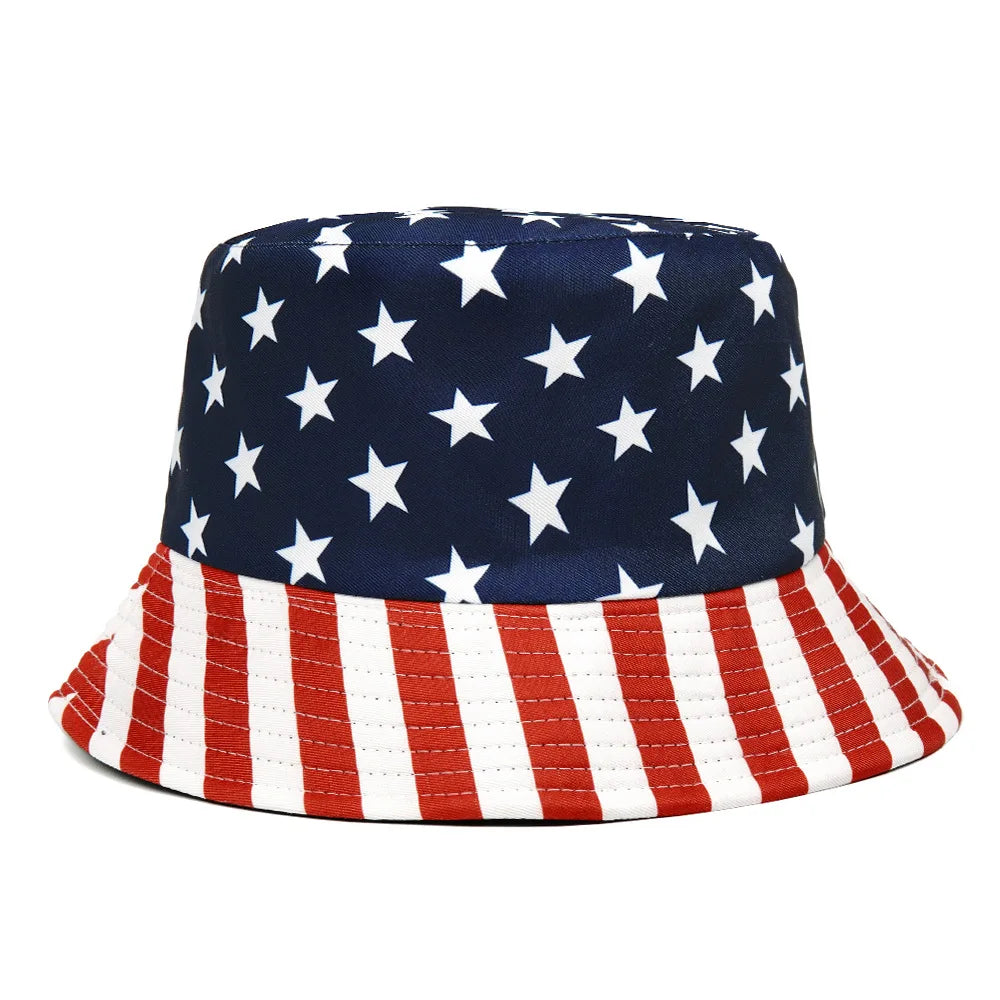 Summer Sun Hat Reversible Yellow Duck Bucket Hat