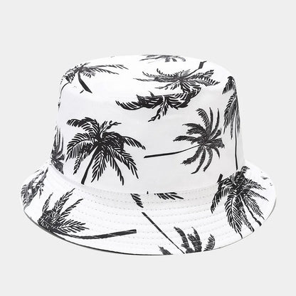 Bob Men’s Fashion Coco Print Bucket Hat Unisex Fisherman Hat Women’s