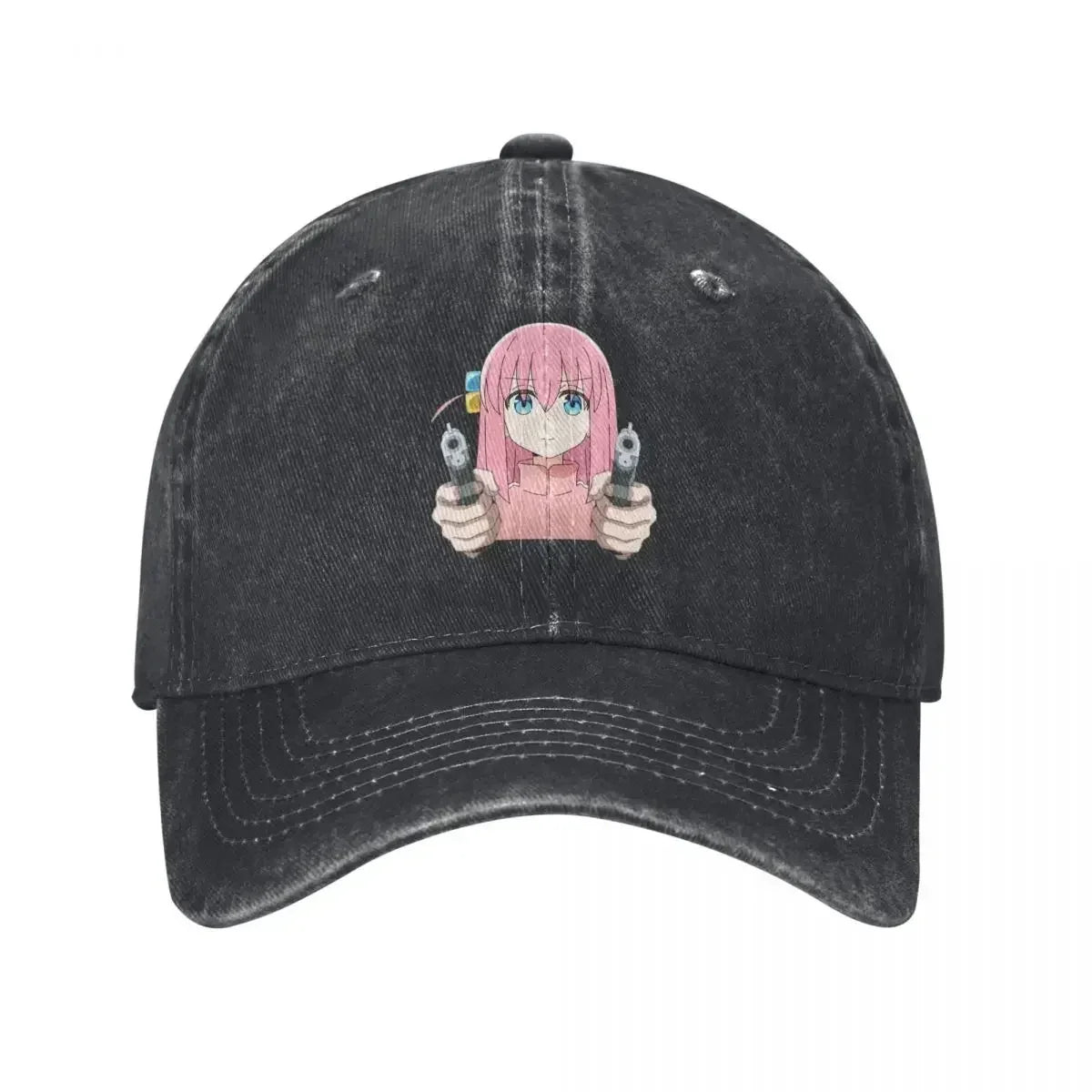 Kawaii Bocchi Anime Gotoh Hitori Denim Baseball Cap