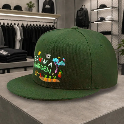 GROW A GARDEN Pixel Style Unisex All-Match Snapback Cap