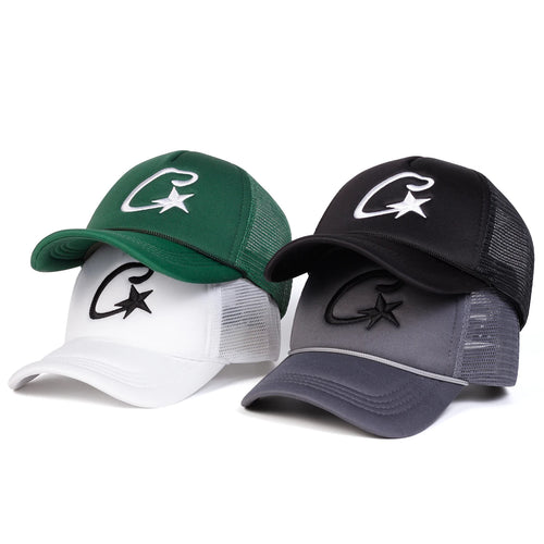 Unisex C Letter Pentagram Embroidery Baseball Caps