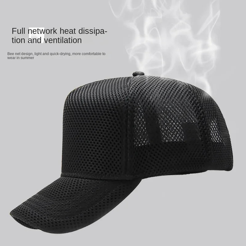 Big Head Plus Size Summer Mesh Baseball Cap