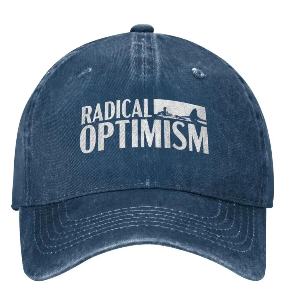 Vintage Dua-lipa Radical Optimism  Baseball Caps Unisex Distressed Denim