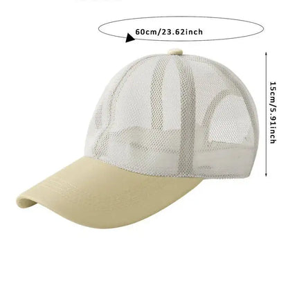 Adjustable Quick Dry Cooling Summer Full Mesh Baseball Cap