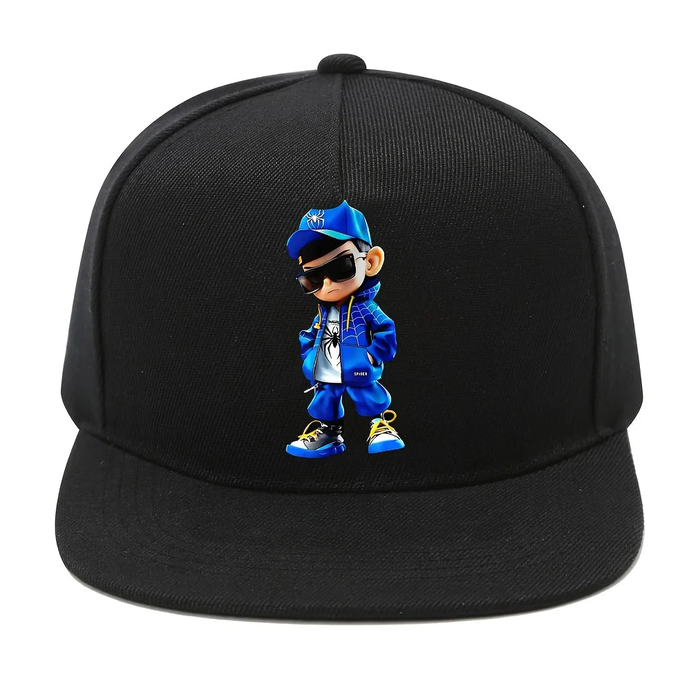 Cool Spider Pattern Printed Baseball Cap