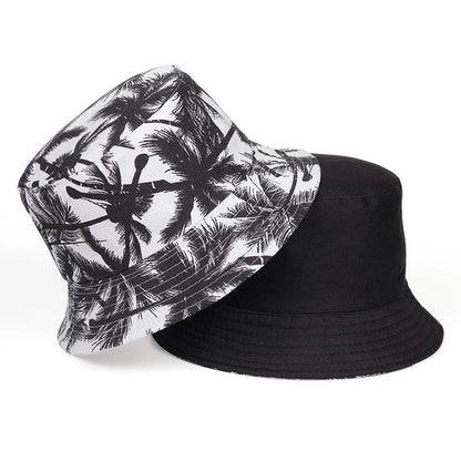 Unisex Double Sided Wearable Leaf Print Personality